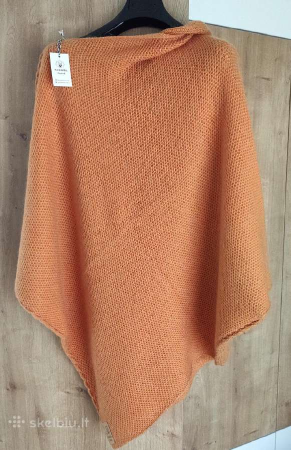Moteriškas megztinis iš merino ir moherio asimetr. - nuotraukos Nr. 8