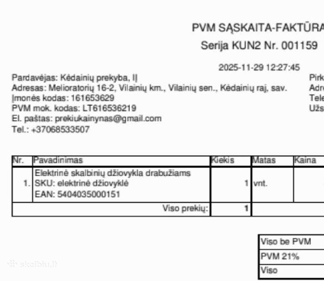 Elektrinė skalbinių džiovykla drabužiams - nuotraukos Nr. 4