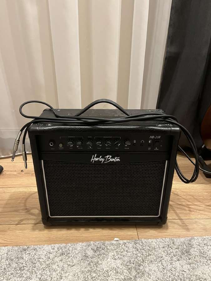 Harley Benton elektrine gitara su blokeloi - nuotraukos Nr. 2
