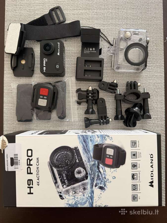 Midland H9 pro 4k action cam