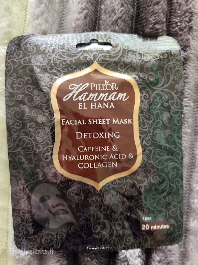 Detoxing lakštinė veido kaukė Pielor Hammam El Han