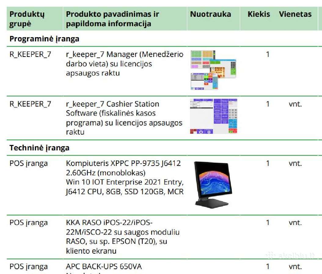 Pilna Pos kasos sistema - nuotraukos Nr. 3