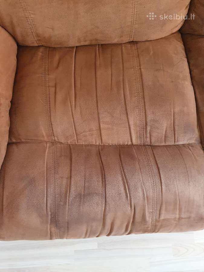 Trivietė sofa reglaineris - nuotraukos Nr. 4