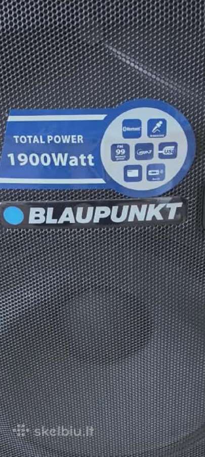 Parduodu kolonėlę Blaupunkt 1900 Watt - nuotraukos Nr. 2