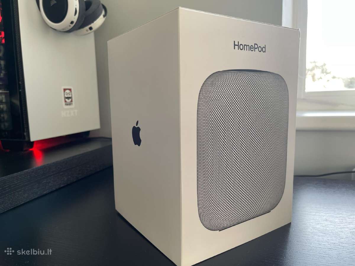 Apple Homepod 1 kartos, Space Gray, puikios būklės - nuotraukos Nr. 2