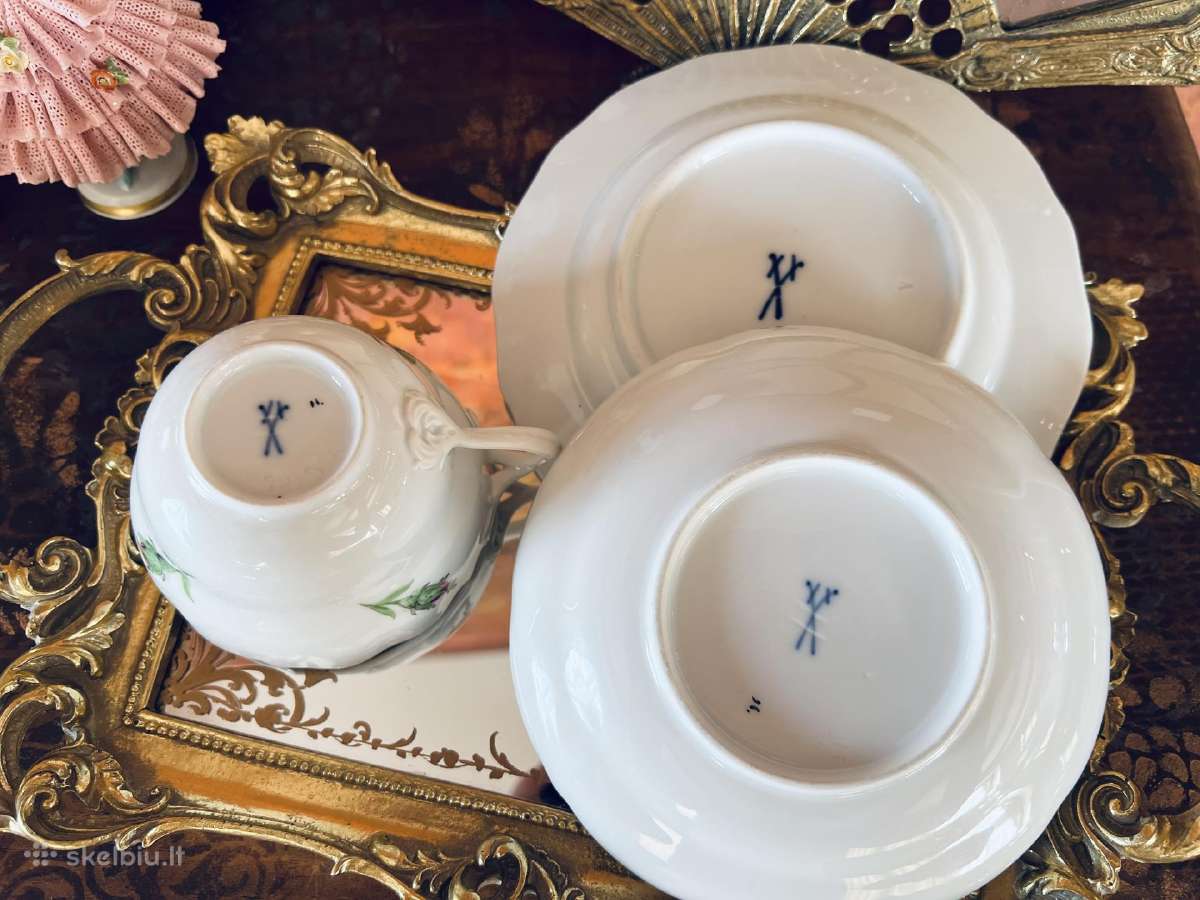 Meissen arbatos trio - nuotraukos Nr. 8
