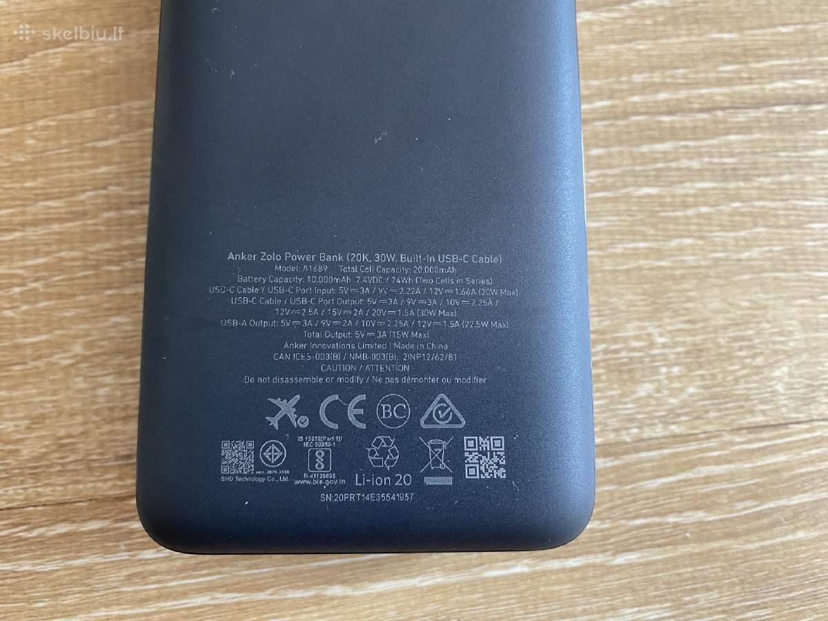 Anker Z power bankas - nuotraukos Nr. 2
