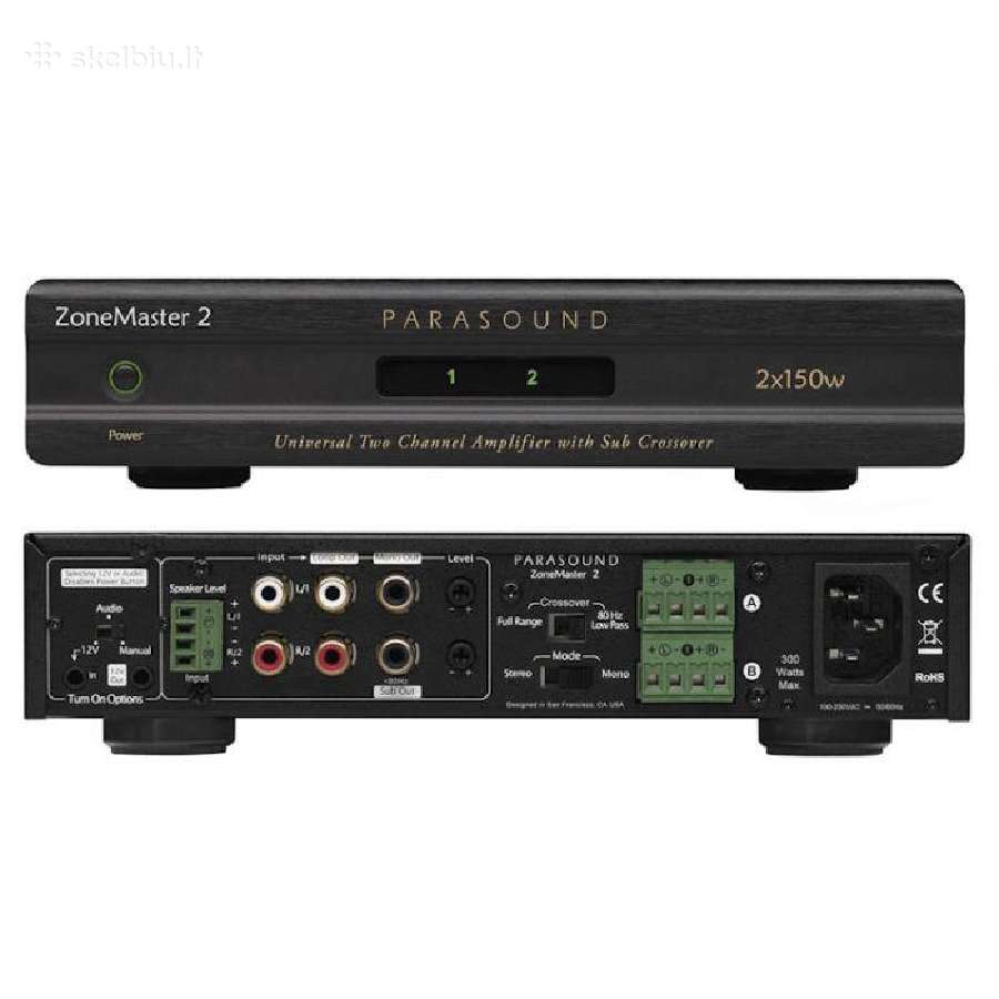 Stiprintuvas Parasound Zm2