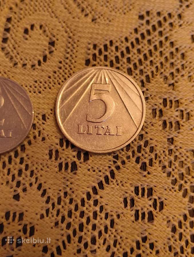 Litai 1991 m - Originalas. Labai Gero Stovio - nuotraukos Nr. 4