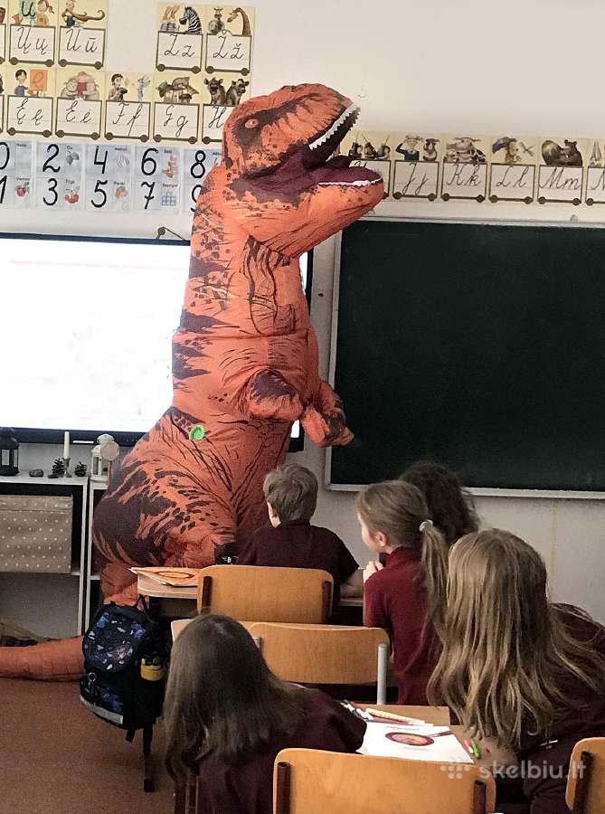 Pripučiami dinozauro, besmegenio Olafo kostiumai - nuotraukos Nr. 3