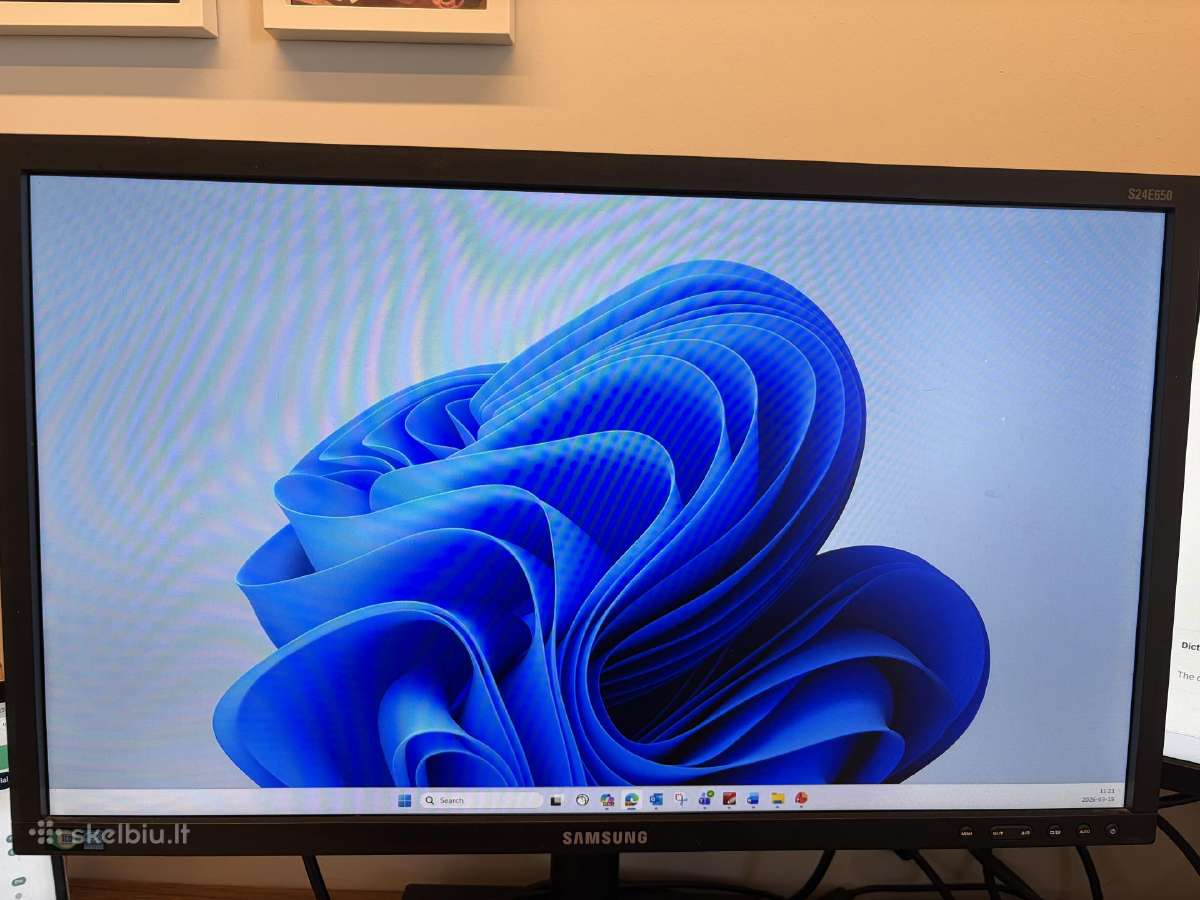 Naudoti monitoriai Samsung S24e650yra 2vnt. - nuotraukos Nr. 2