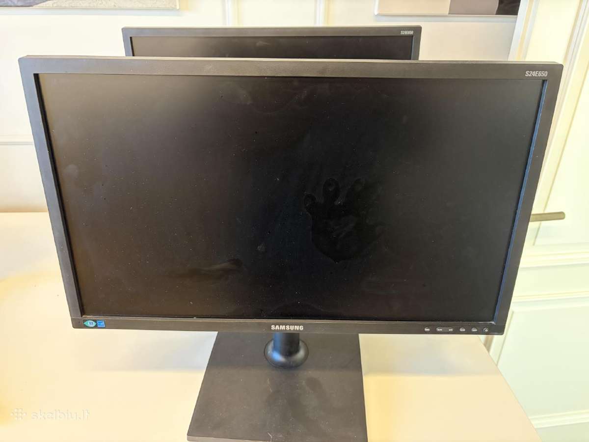 Naudoti monitoriai Samsung S24e650yra 2vnt. - nuotraukos Nr. 5