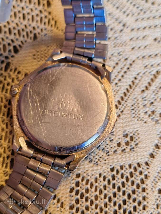 Vyr. Laikrodis Orintex veikia Tiksliai Mechaninis - nuotraukos Nr. 6