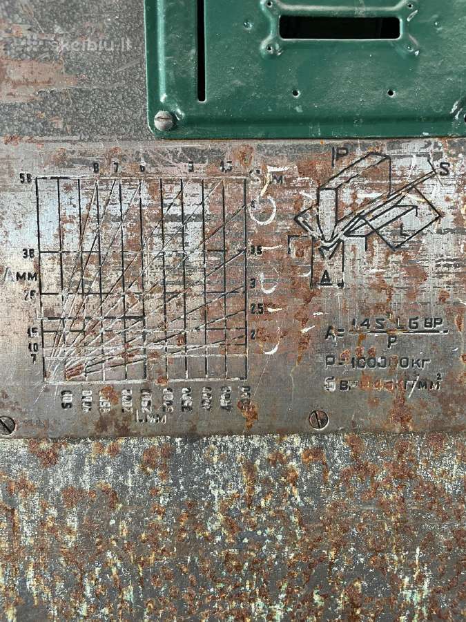 Parduodamas metalo lenkimo presas I1330 – 100 t - nuotraukos Nr. 10