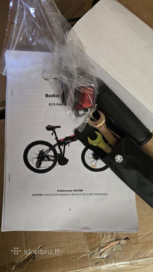 Naujas Sachsenrad K2 Fat Folding Bike 26" - nuotraukos Nr. 5