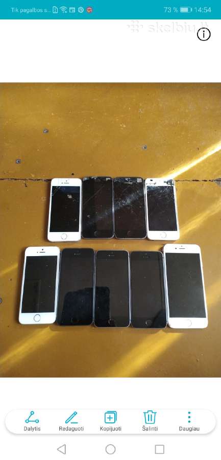 iPhone dalimis