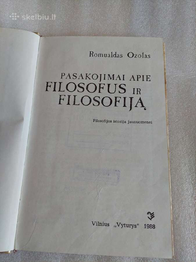 Pasakojimai apie filosofus ir filosofiją - nuotraukos Nr. 2