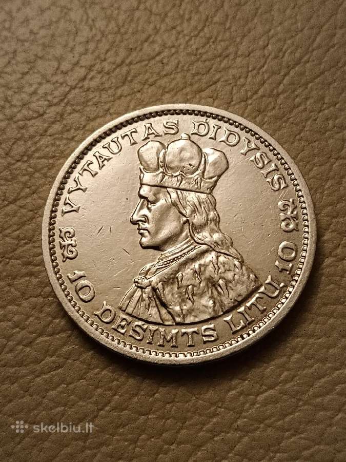 1936 m. Vytauto Didžiojo 10 litų.