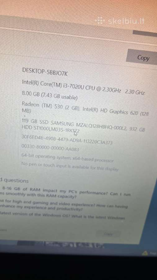 Lenovo V130 - nuotraukos Nr. 2