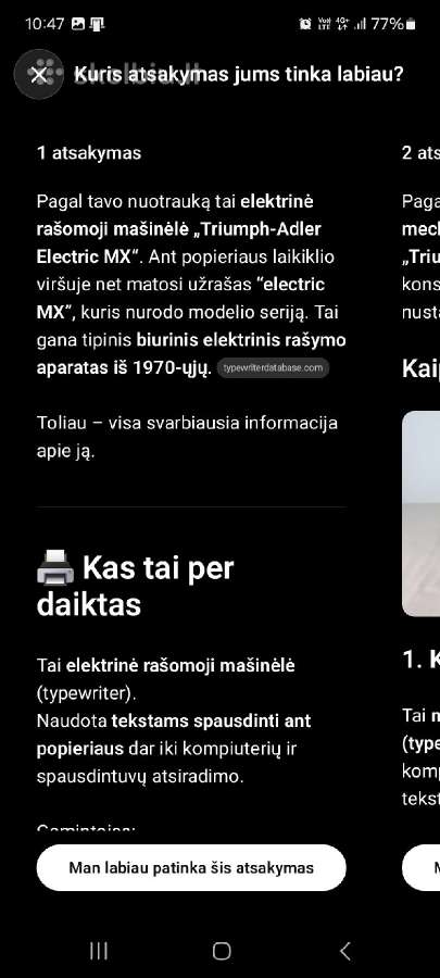 Elektrinė rašomoji mašinėlė - nuotraukos Nr. 4