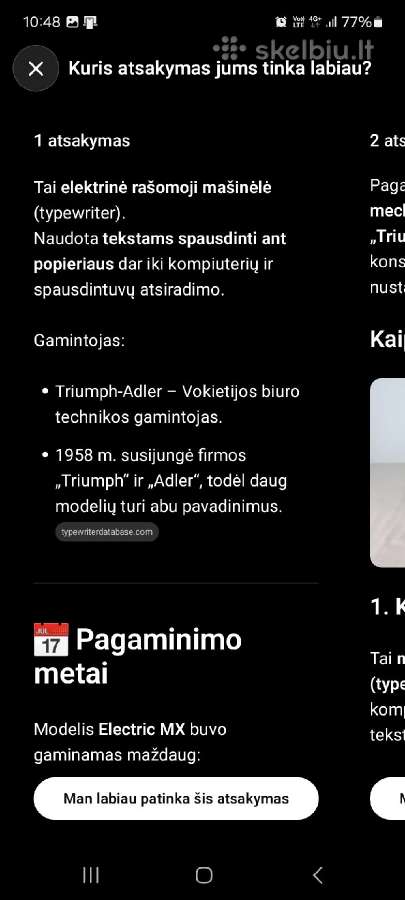Elektrinė rašomoji mašinėlė - nuotraukos Nr. 5