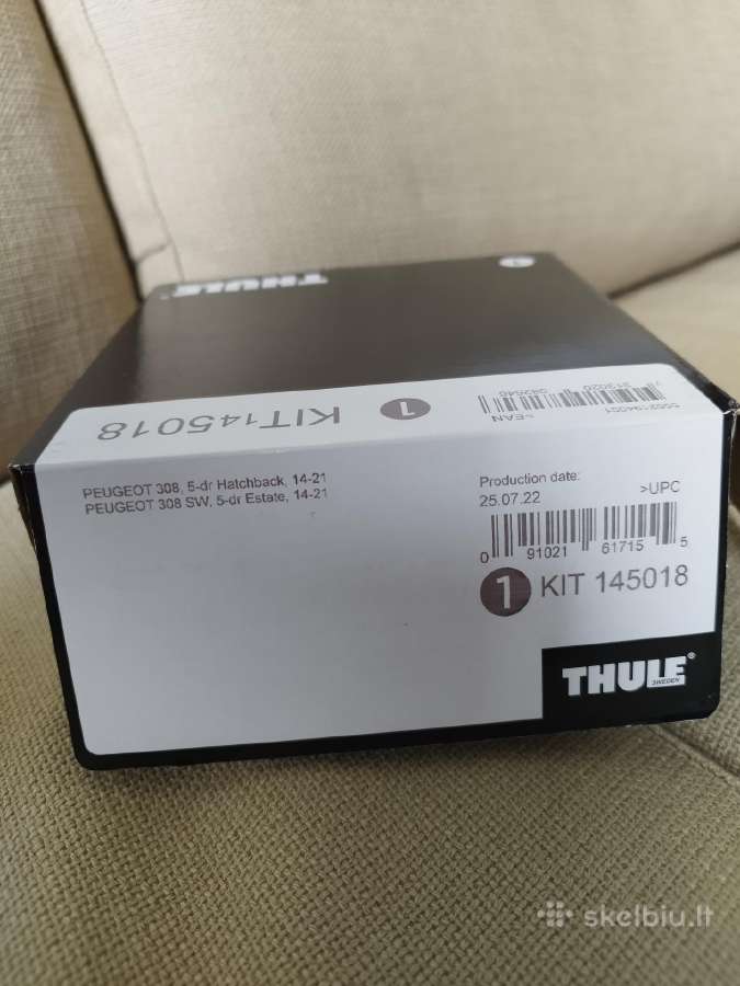 Thule EVO Wingbar stogo skersiniai Peugeot 308 - nuotraukos Nr. 4