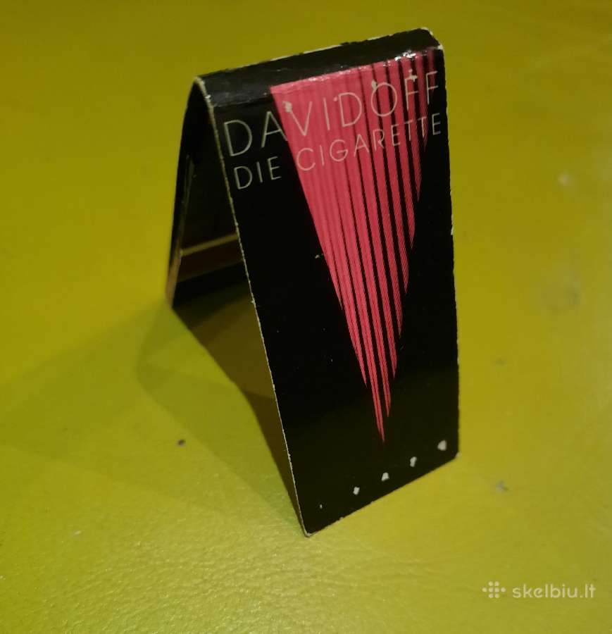 Rem. Degtukų dėžutė knygelė Davidoff Die Cigarette