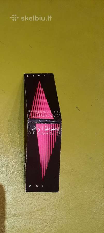 Rem. Degtukų dėžutė knygelė Davidoff Die Cigarette - nuotraukos Nr. 5