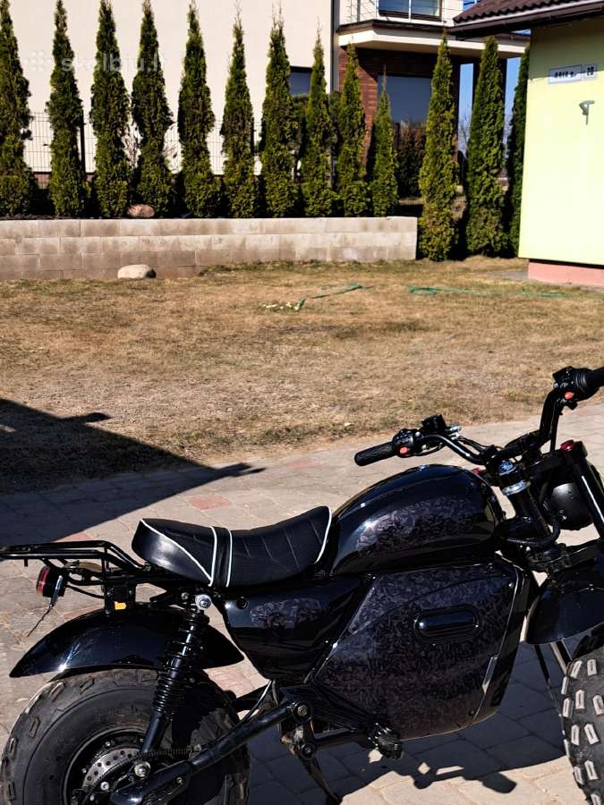 Mini 1500w 60v elektrinis motociklas naujas - nuotraukos Nr. 3