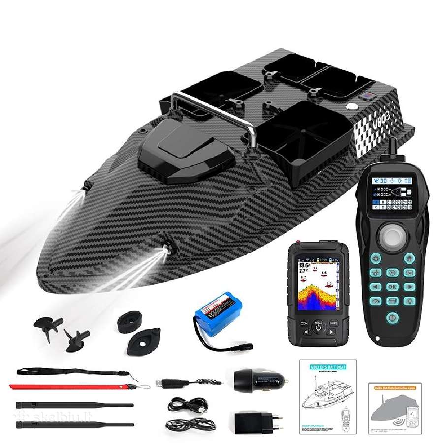 Jaukinimo laivelis Flytec V803 GPS Sonar - nuotraukos Nr. 2