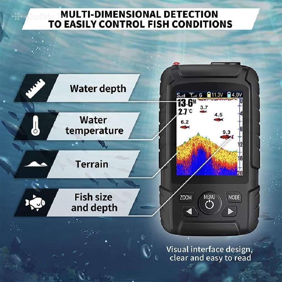 Jaukinimo laivelis Flytec V803 GPS Sonar - nuotraukos Nr. 3
