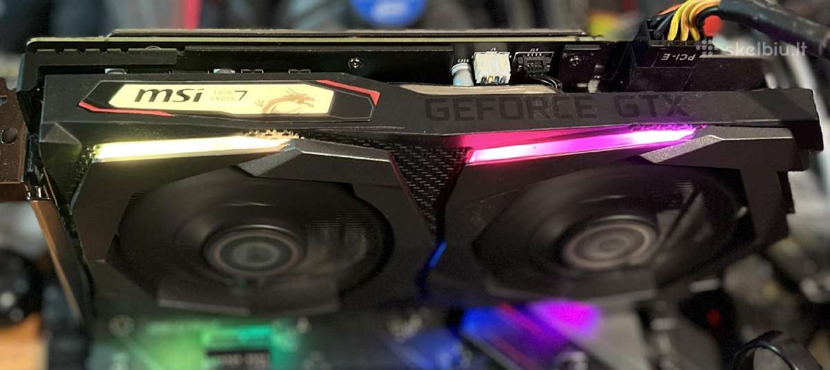 Gtx 1660 6gb super gaming Msi (nebuvus ardyta) - nuotraukos Nr. 4
