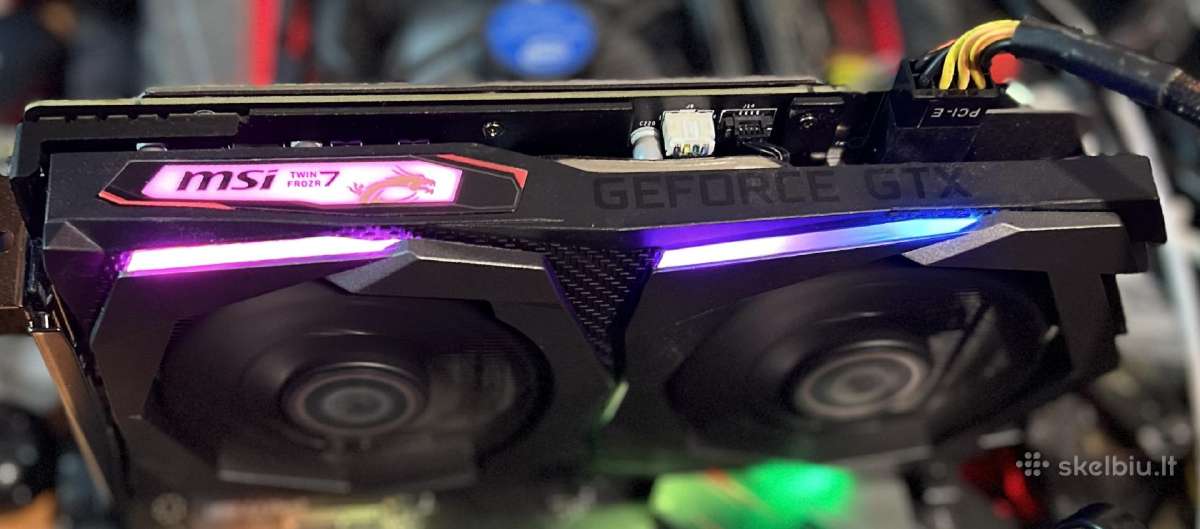 Gtx 1660 6gb super gaming Msi (nebuvus ardyta) - nuotraukos Nr. 5