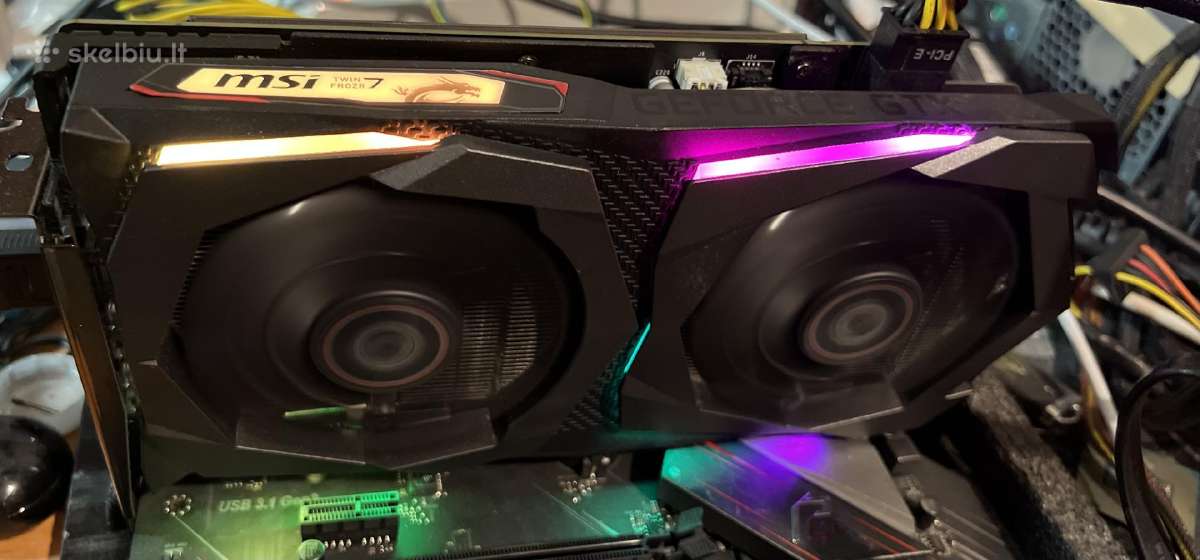 Gtx 1660 6gb super gaming Msi (nebuvus ardyta) - nuotraukos Nr. 2