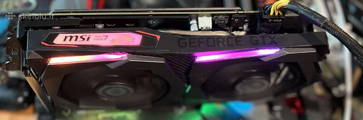 Gtx 1660 6gb super gaming Msi (nebuvus ardyta) - nuotraukos Nr. 6