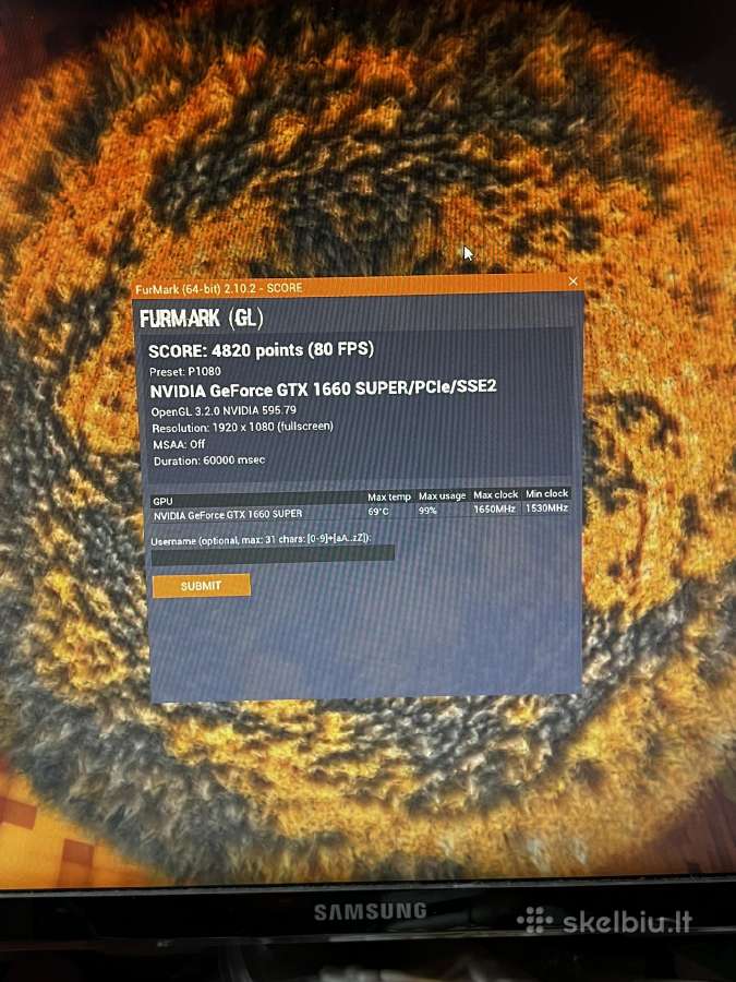 Gtx 1660 6gb super gaming Msi (nebuvus ardyta) - nuotraukos Nr. 11