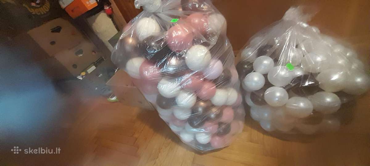 Plastikiniai kamuoliukai baseinui yra 380 vnt. - nuotraukos Nr. 3