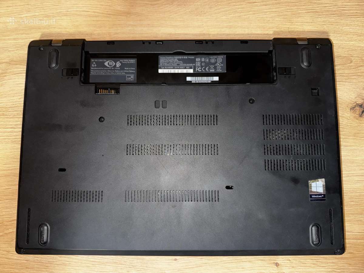 Parduodu lenovo thinkpad t480 40gb RAM 250gb SSD - nuotraukos Nr. 7