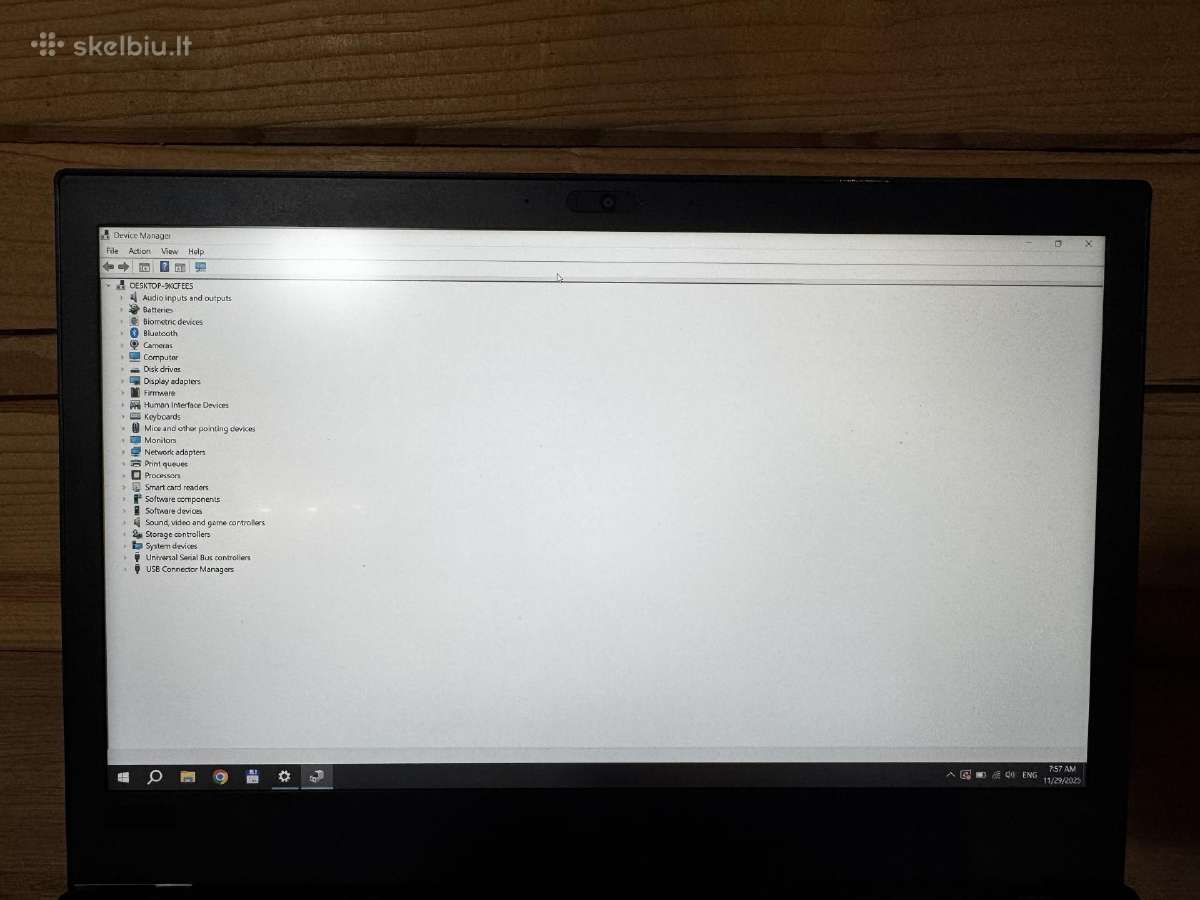 Parduodu lenovo thinkpad t480 40gb RAM 250gb SSD - nuotraukos Nr. 4