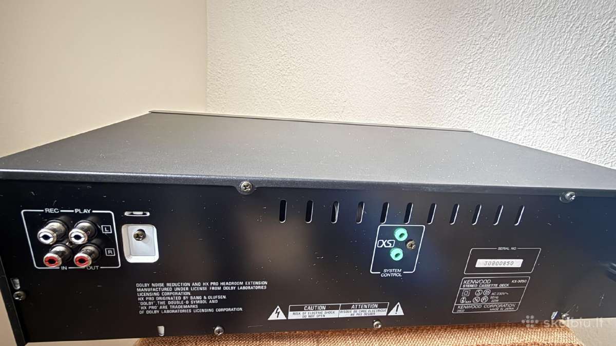 Kasetine deka Kenwood Kx-3050 - nuotraukos Nr. 2