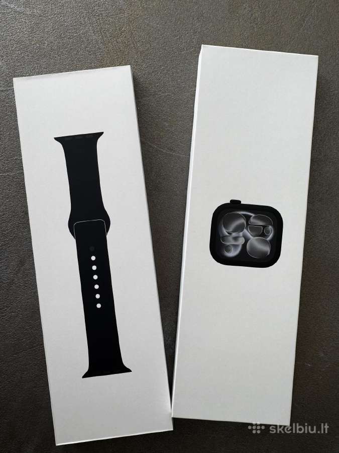Naujas neišpakuotas Applewatch S11 46 mm Jetblack