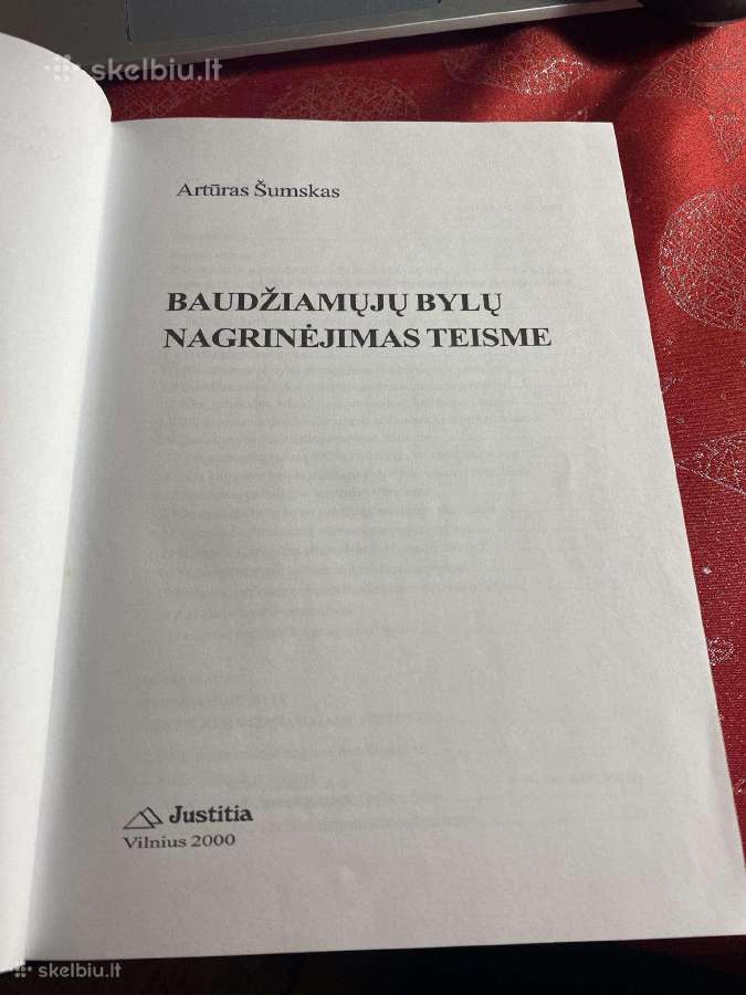 Parduodamos baudziamosios teises knygos - nuotraukos Nr. 12