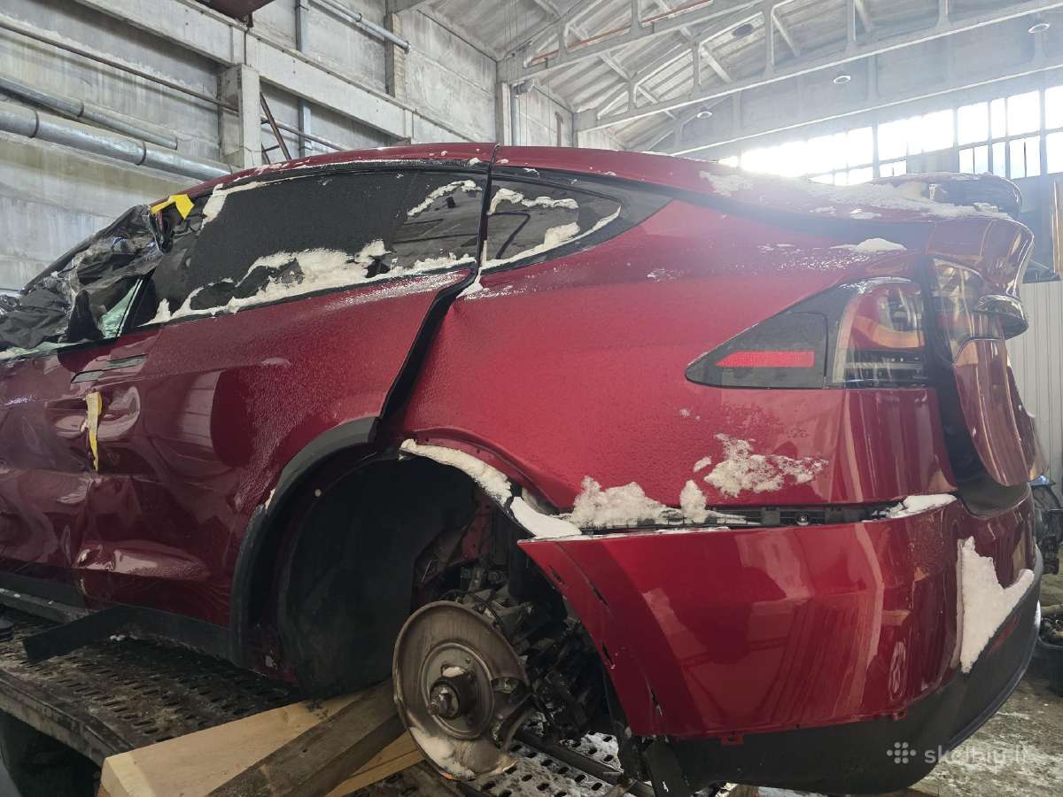 Tesla Model X dalys 2024 493 kw elektra dalimis - nuotraukos Nr. 5