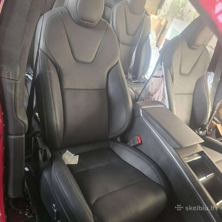 Tesla Model X dalys 2024 493 kw elektra dalimis - nuotraukos Nr. 7
