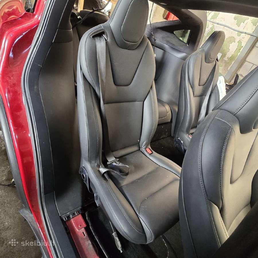 Tesla Model X dalys 2024 493 kw elektra dalimis - nuotraukos Nr. 8