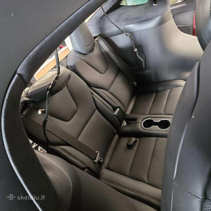 Tesla Model X dalys 2024 493 kw elektra dalimis - nuotraukos Nr. 9