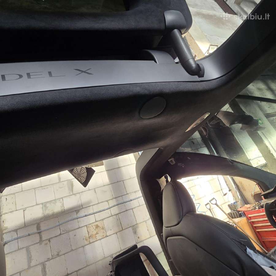 Tesla Model X dalys 2024 493 kw elektra dalimis - nuotraukos Nr. 12