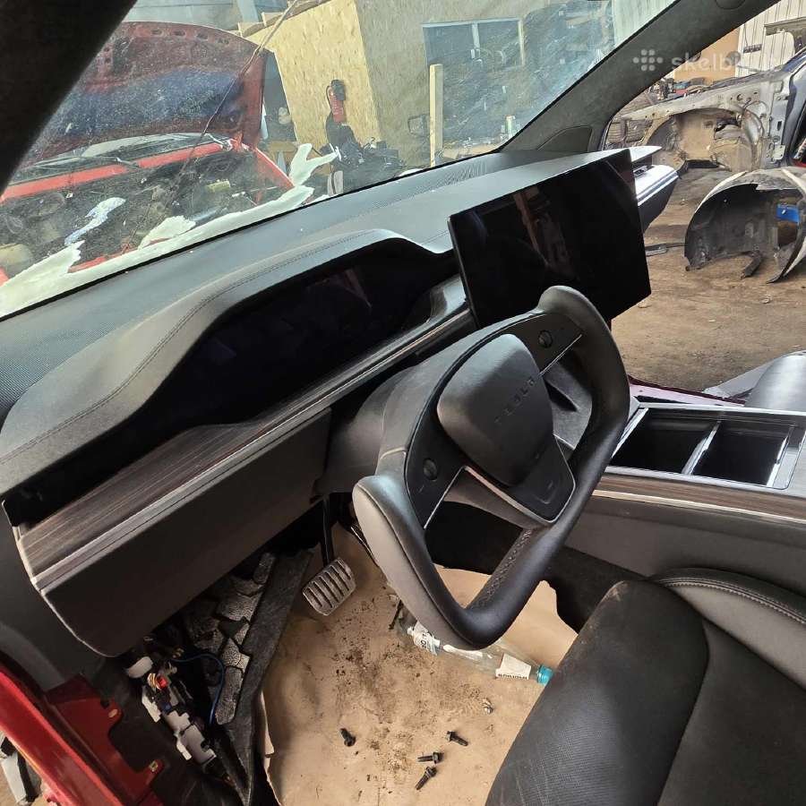 Tesla Model X dalys 2024 493 kw elektra dalimis - nuotraukos Nr. 15