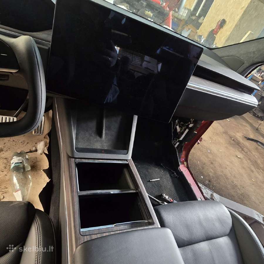 Tesla Model X dalys 2024 493 kw elektra dalimis - nuotraukos Nr. 16