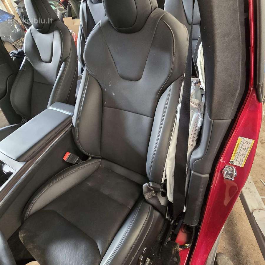 Tesla Model X dalys 2024 493 kw elektra dalimis - nuotraukos Nr. 19